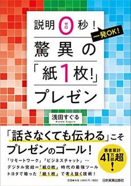 驚異の「紙１枚！」プレゼンの表紙