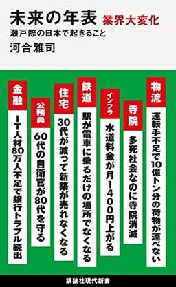 未来の年表　業界大変化の表紙